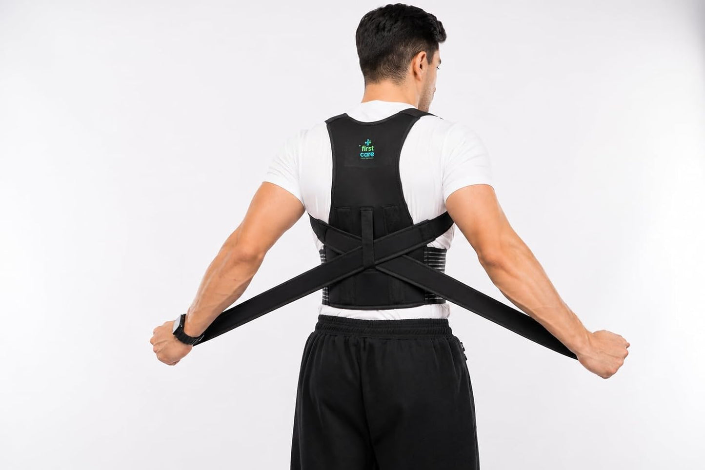 Posture Corrector Belt for Men & Women | Back & Shoulder Support Brace for Pain Relief | Adjustable, Breathable Back Straightener | Wear Under Clothes | Universal Fit | Made in India | 1 Year Warranty