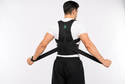 Posture Corrector Belt for Men & Women | Back & Shoulder Support Brace for Pain Relief | Adjustable, Breathable Back Straightener | Wear Under Clothes | Universal Fit | Made in India | 1 Year Warranty