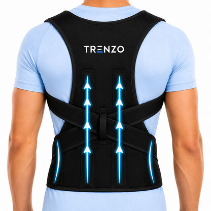 Trenzo Adjustable Posture Corrector Belt for Back and Shoulder Support