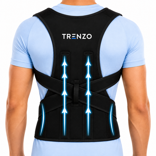 Trenzo Adjustable Posture Corrector Belt for Back and Shoulder Support